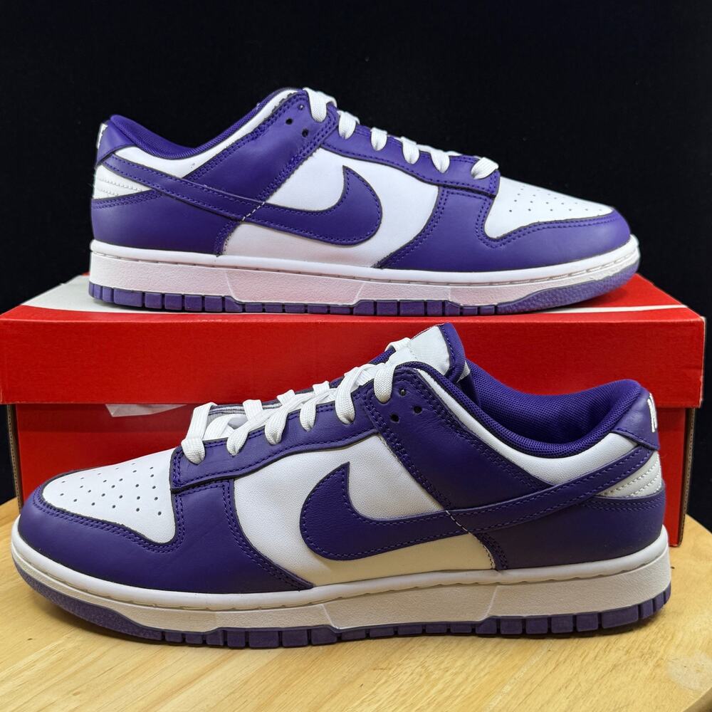 Nike Dunk Low Court Purple DD1391-104 Mens Size 10 NEW IN BOX